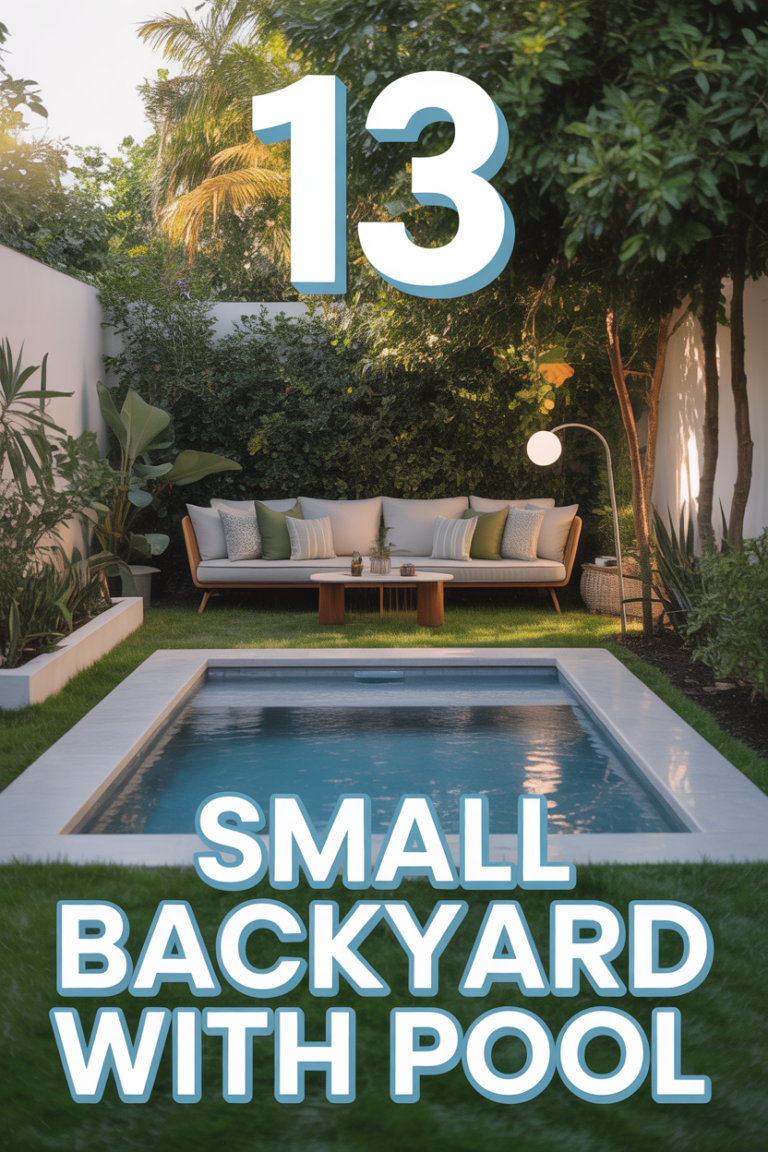🌊 13 Small Backyard With Pool