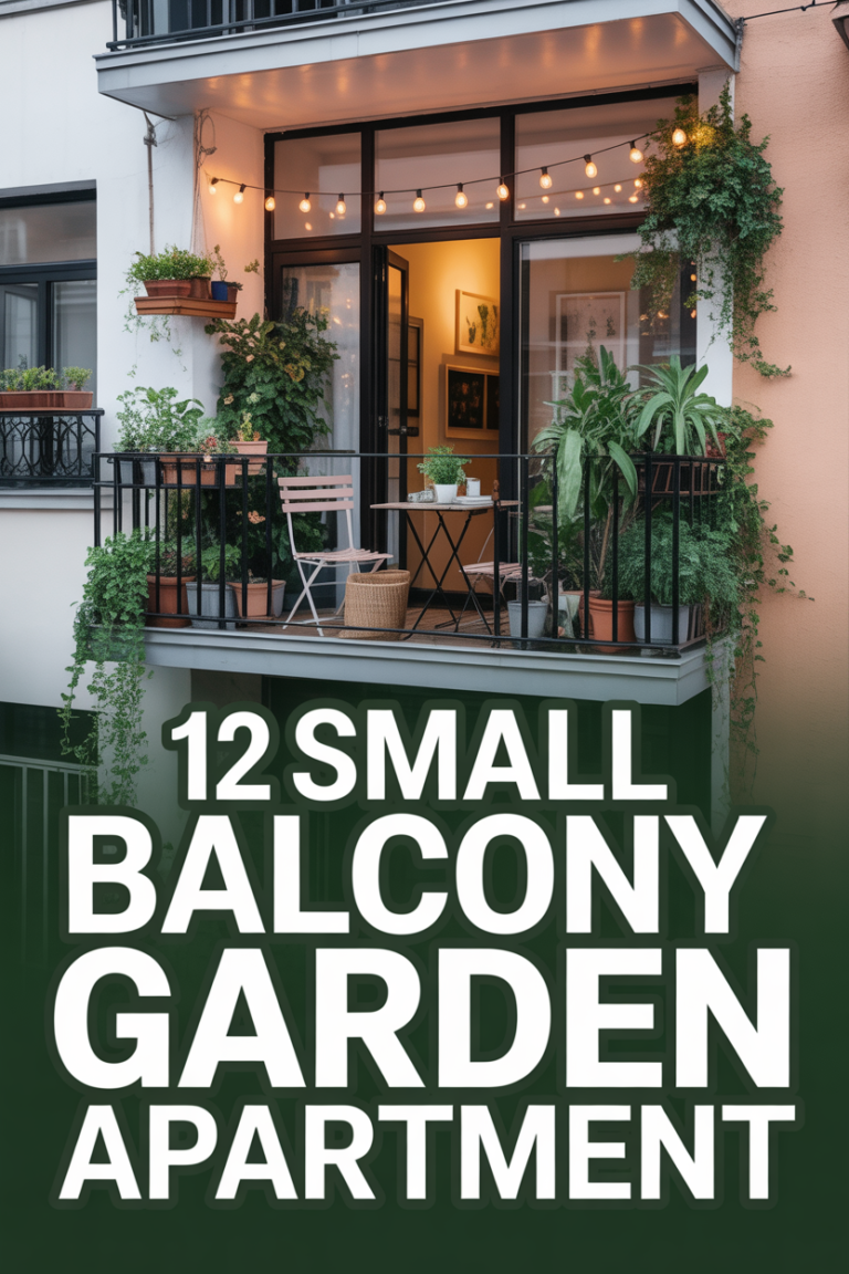 🌱 12 Small Balcony Garden Apartment