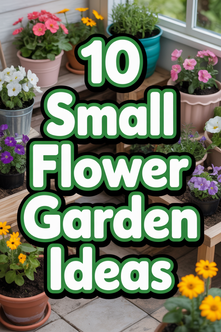 🌱 10 Small Flower Garden Ideas
