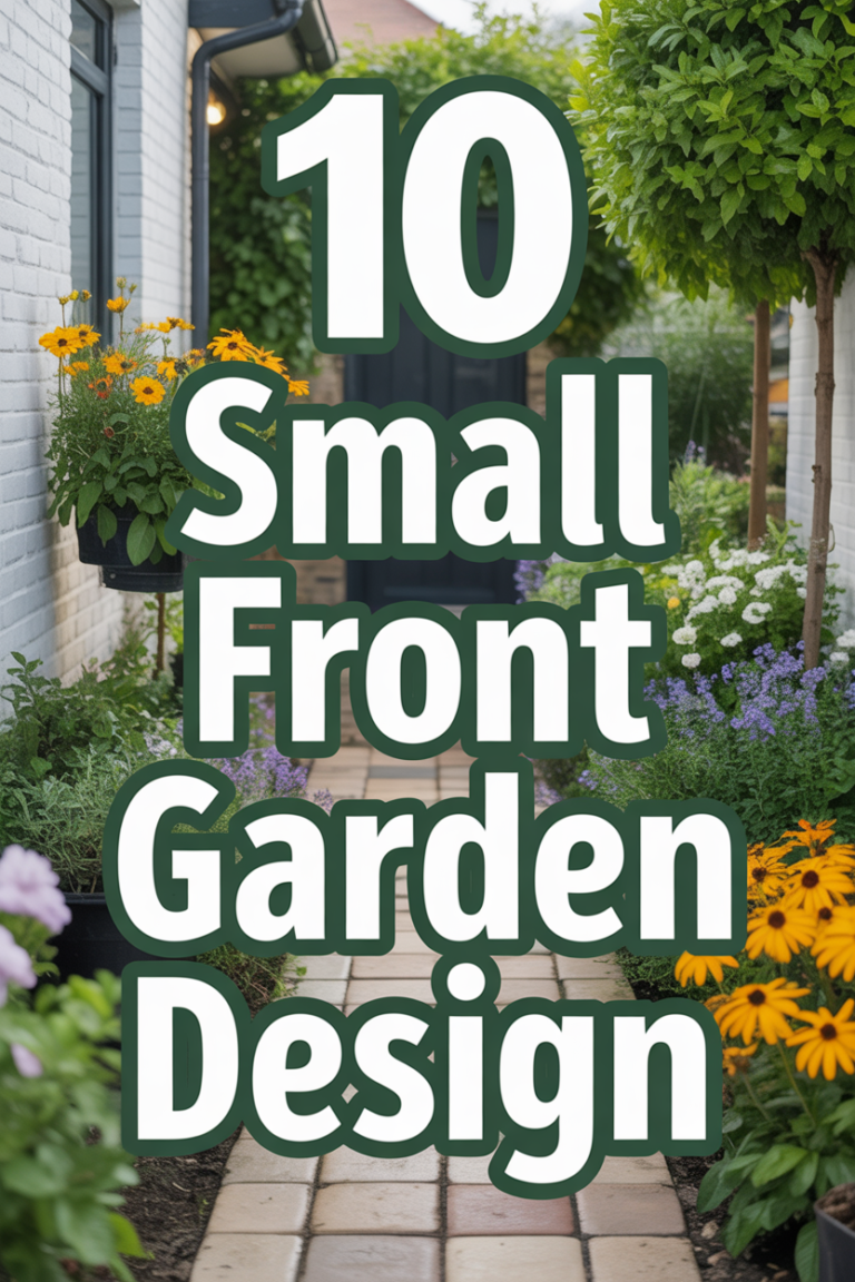 🌱 10 Small Front Garden Design