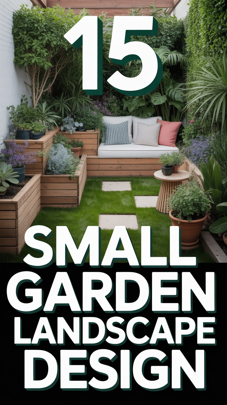 🌱 15 Small Garden Landscape Design