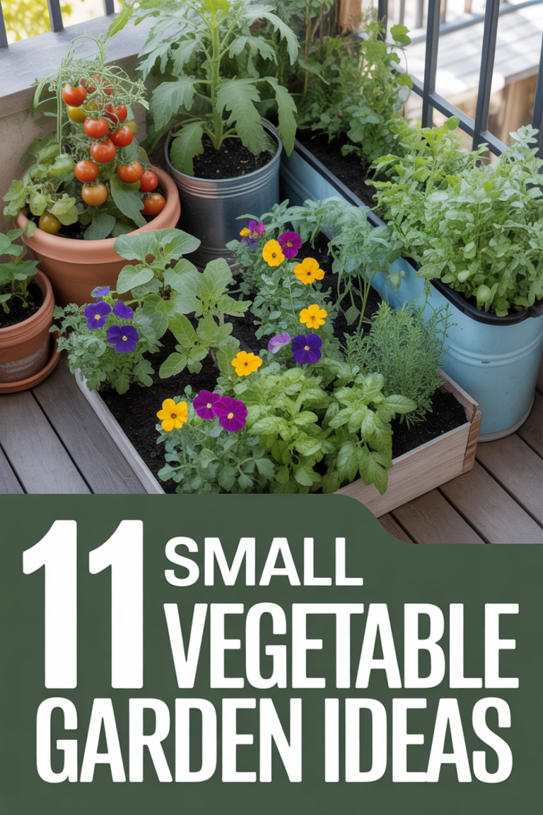 🌱 11 Small Vegetable Garden Ideas