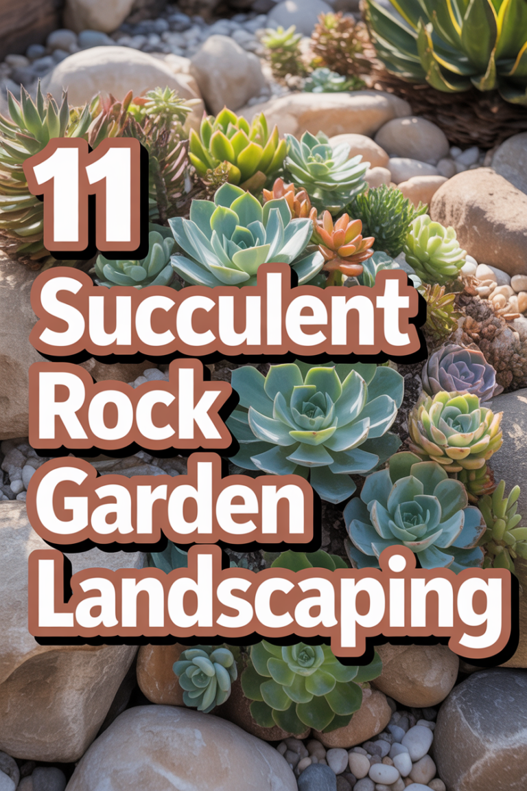🌵 11 Succulent Rock Garden Landscaping