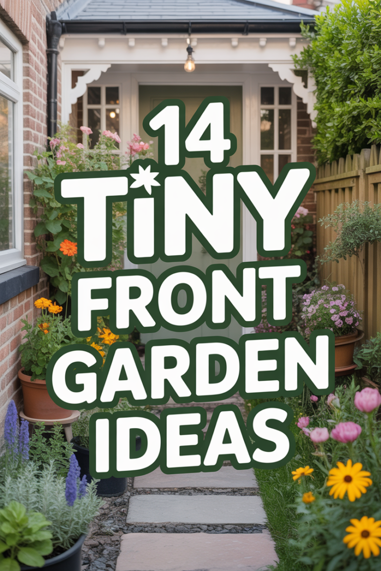 🏡 14 Tiny Front Garden Ideas