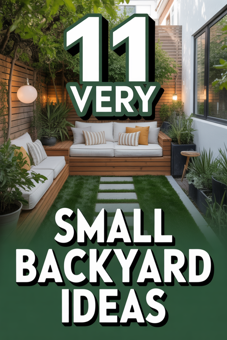 🪴 11 Very Small Backyard Ideas