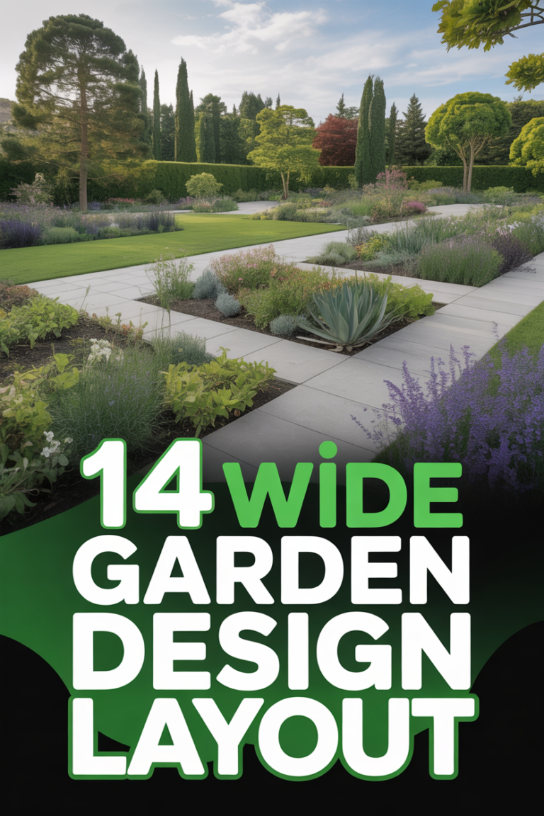 🌳 14 Wide Garden Design Layout