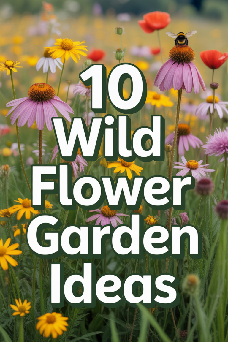 🌸 10 Wild Flower Garden Ideas