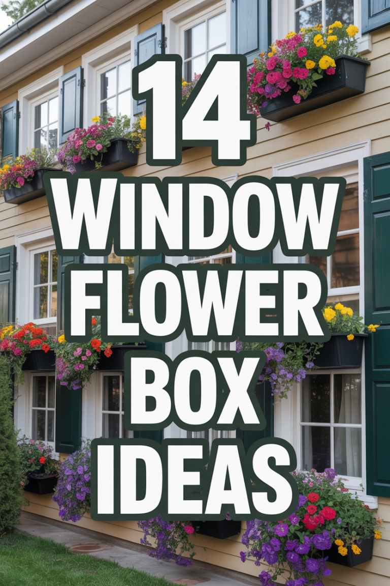 🌱 14 Window Flower Box Ideas
