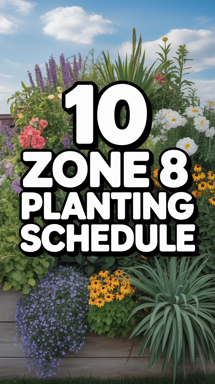 🌱 10 Zone 8 Planting Schedule