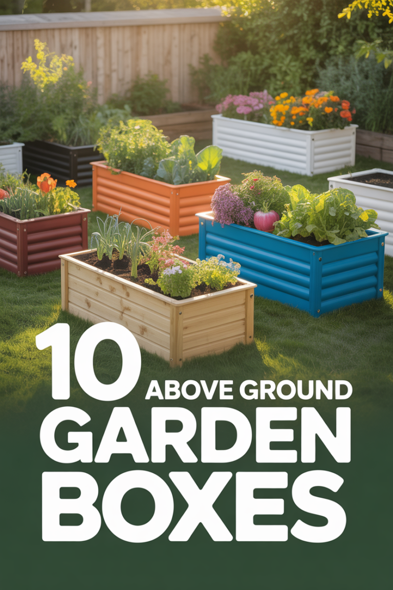🌱 10 Above Ground Garden Boxes