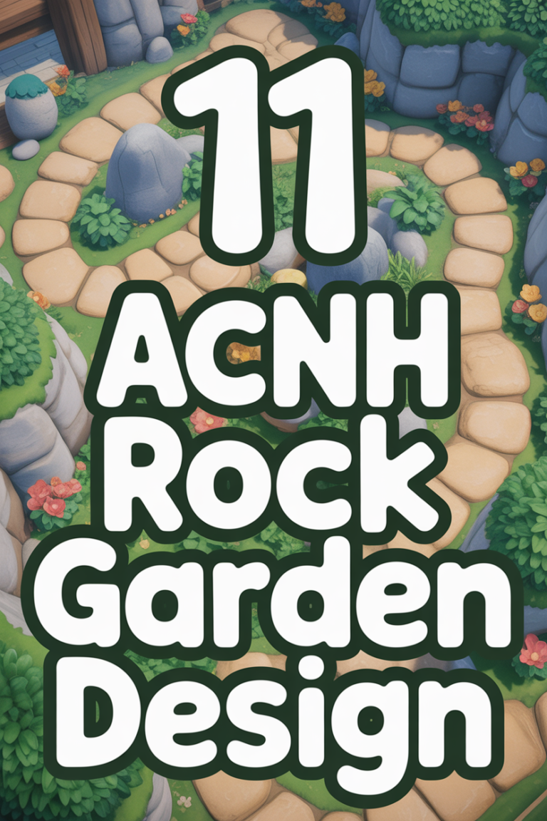 🪨 11 Acnh Rock Garden Design