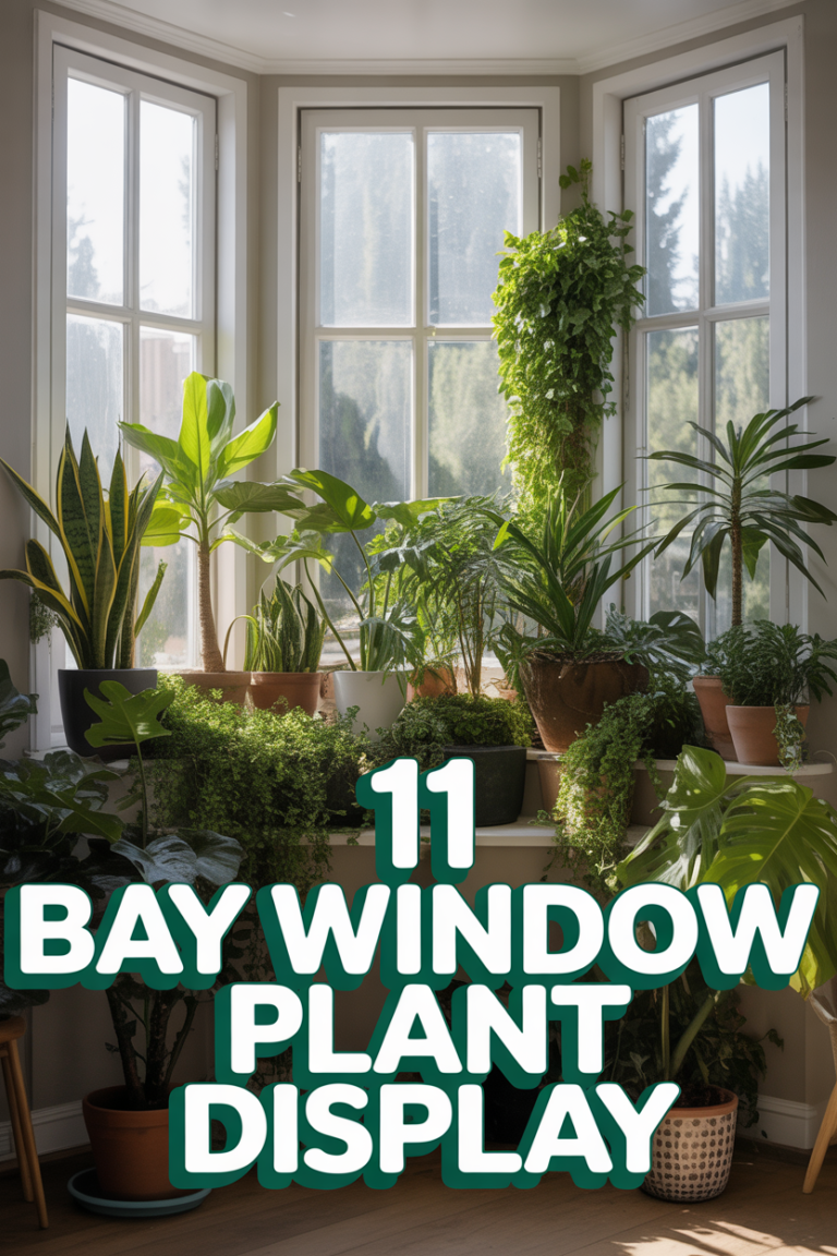 🌱 11 Bay Window Plant Display