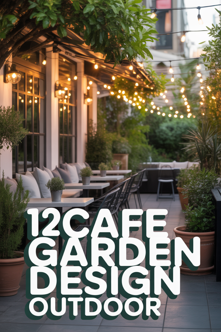 🌿 12 Cafe Garden Design Outdoor