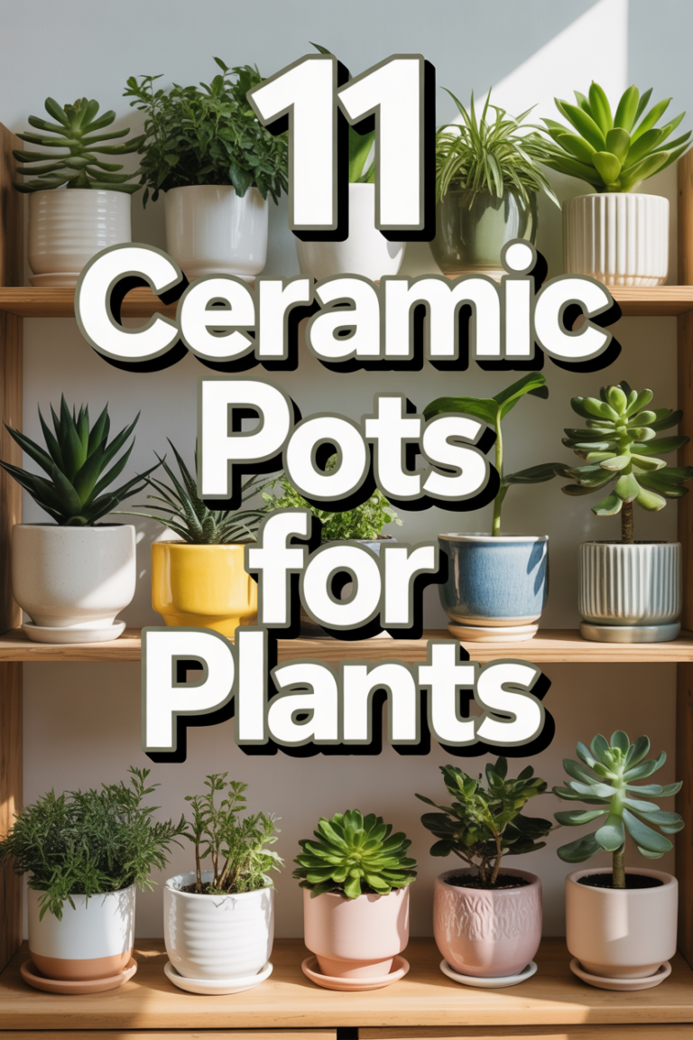 🌱 11 Ceramic Pots For Plants