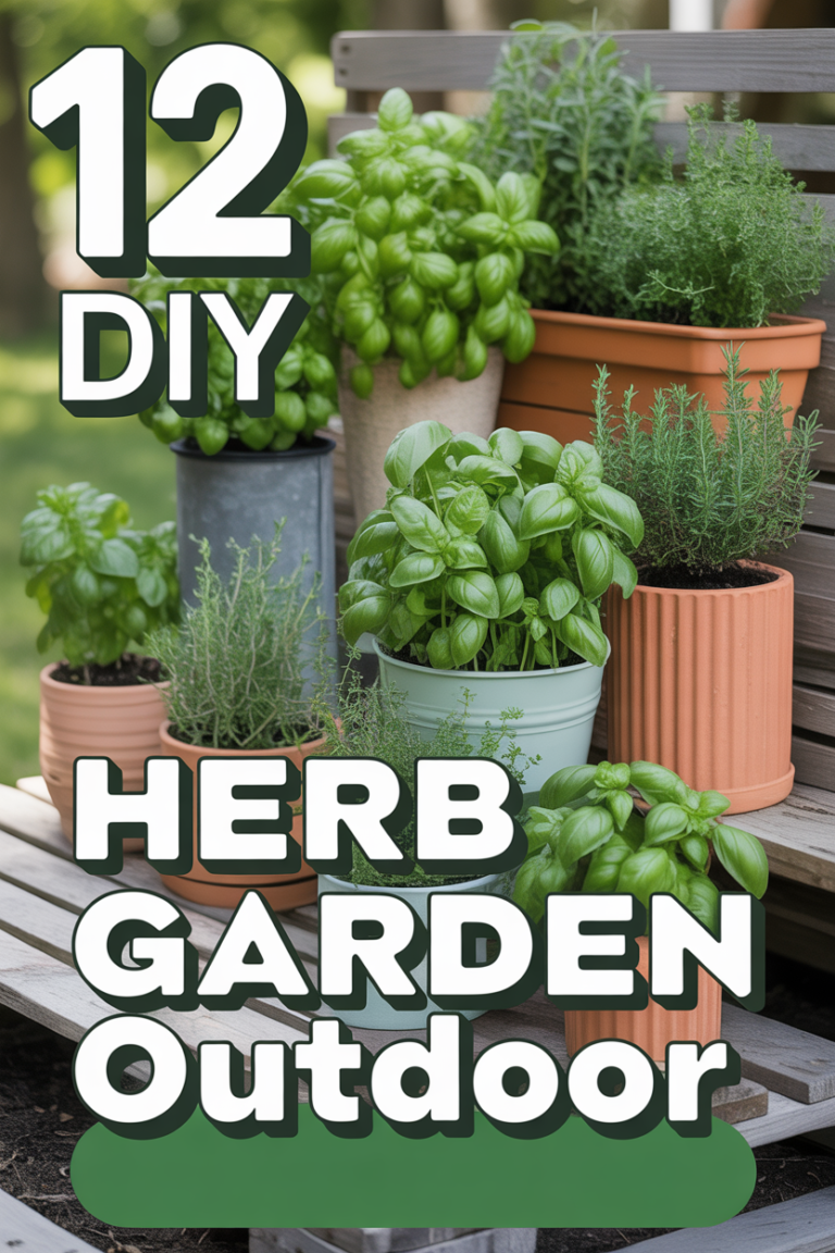 🌱 12 DIY Herb Garden Outdoor