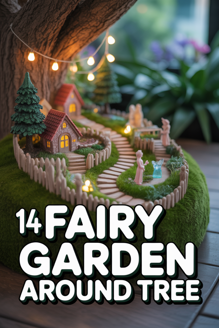 🧚‍♀️ 14 Fairy Garden Around Tree