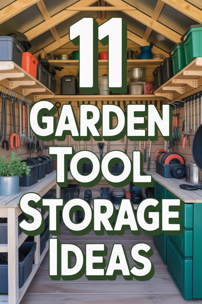 🌱 11 Garden Tool Storage Ideas