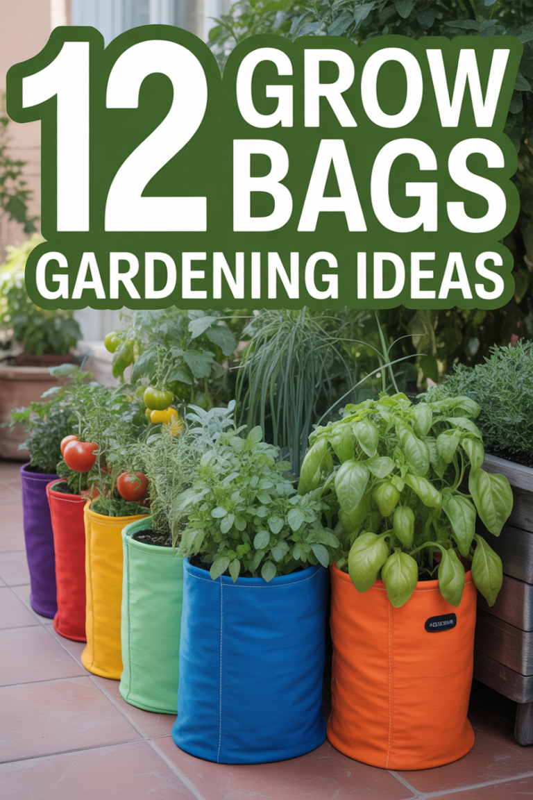 🪴 12 Grow Bags Gardening Ideas
