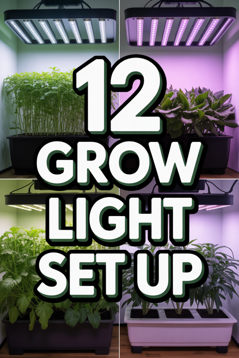 🌱 12 Grow Light Set Up