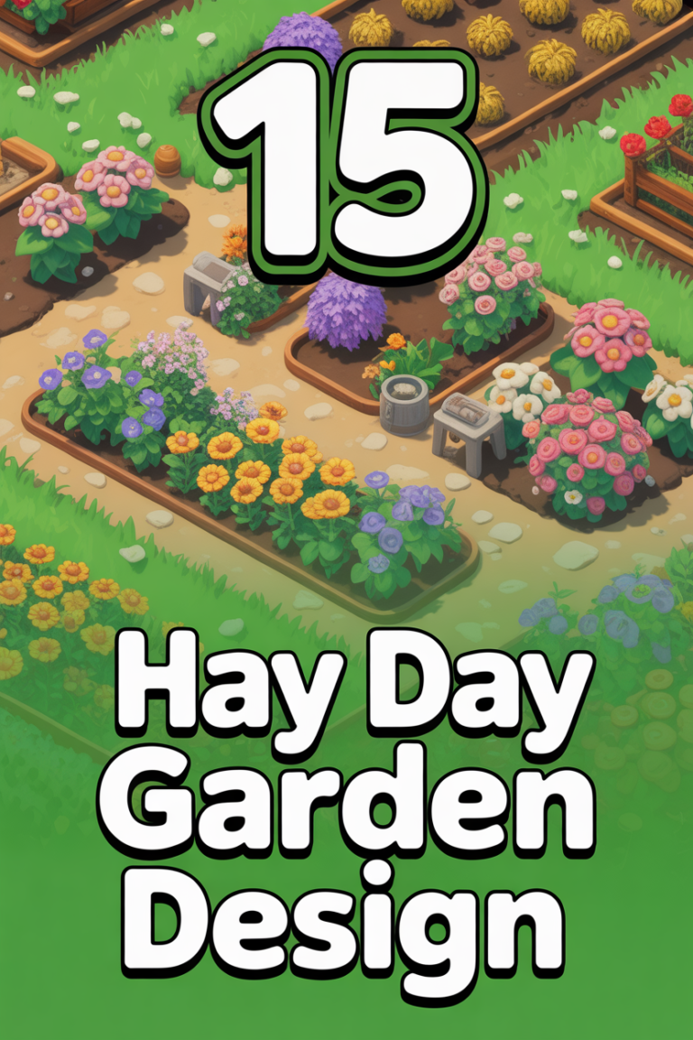 🌱 15 Hay Day Garden Design