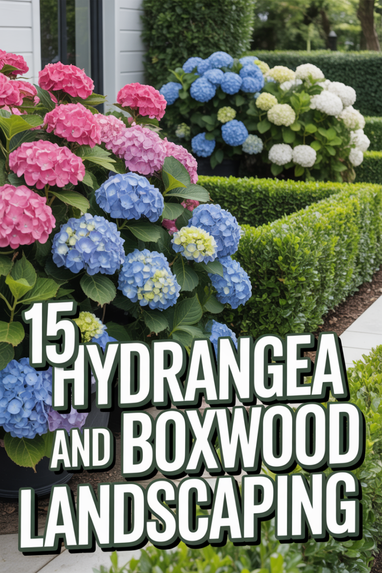🌸 15 Hydrangea And Boxwood Landscaping