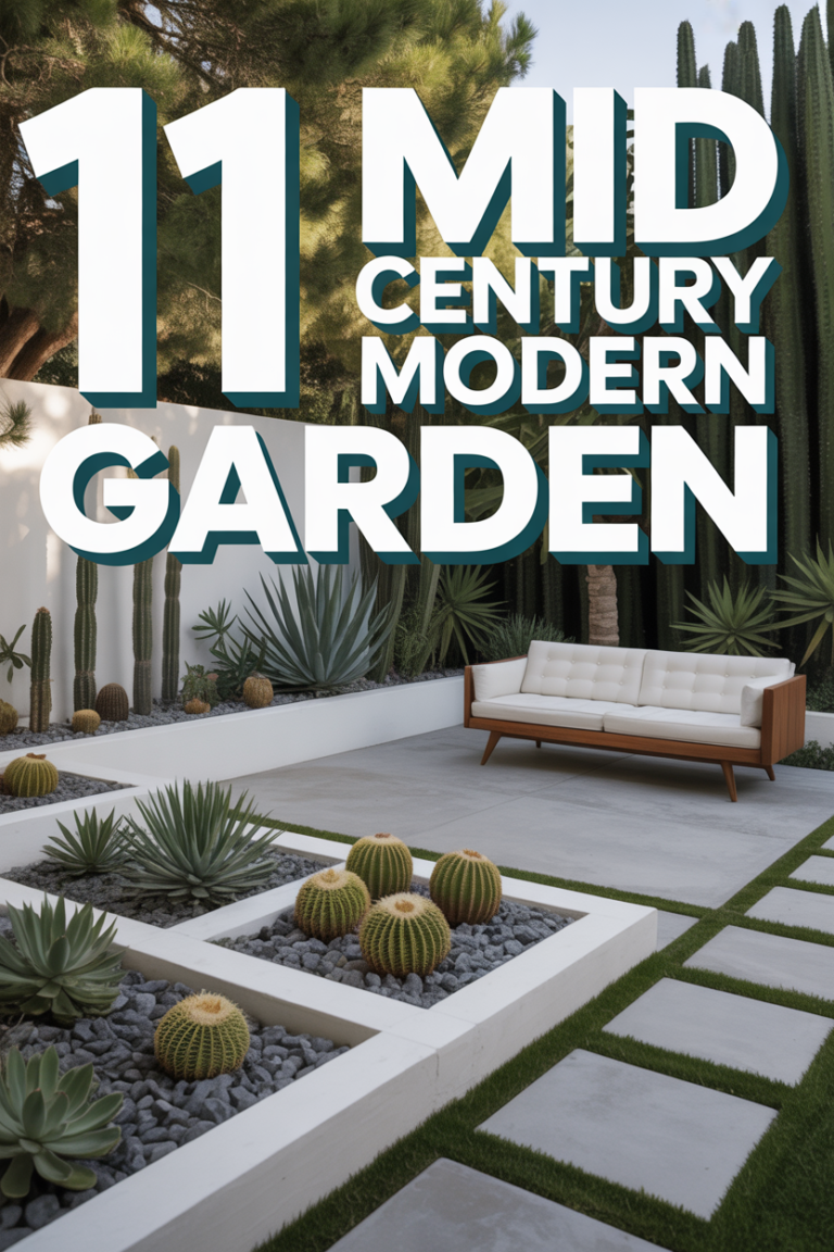 🪴 11 Mid Century Modern Garden
