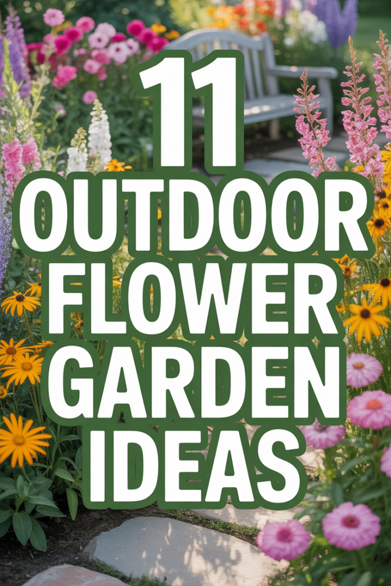 🌸 11 Outdoor Flower Garden Ideas