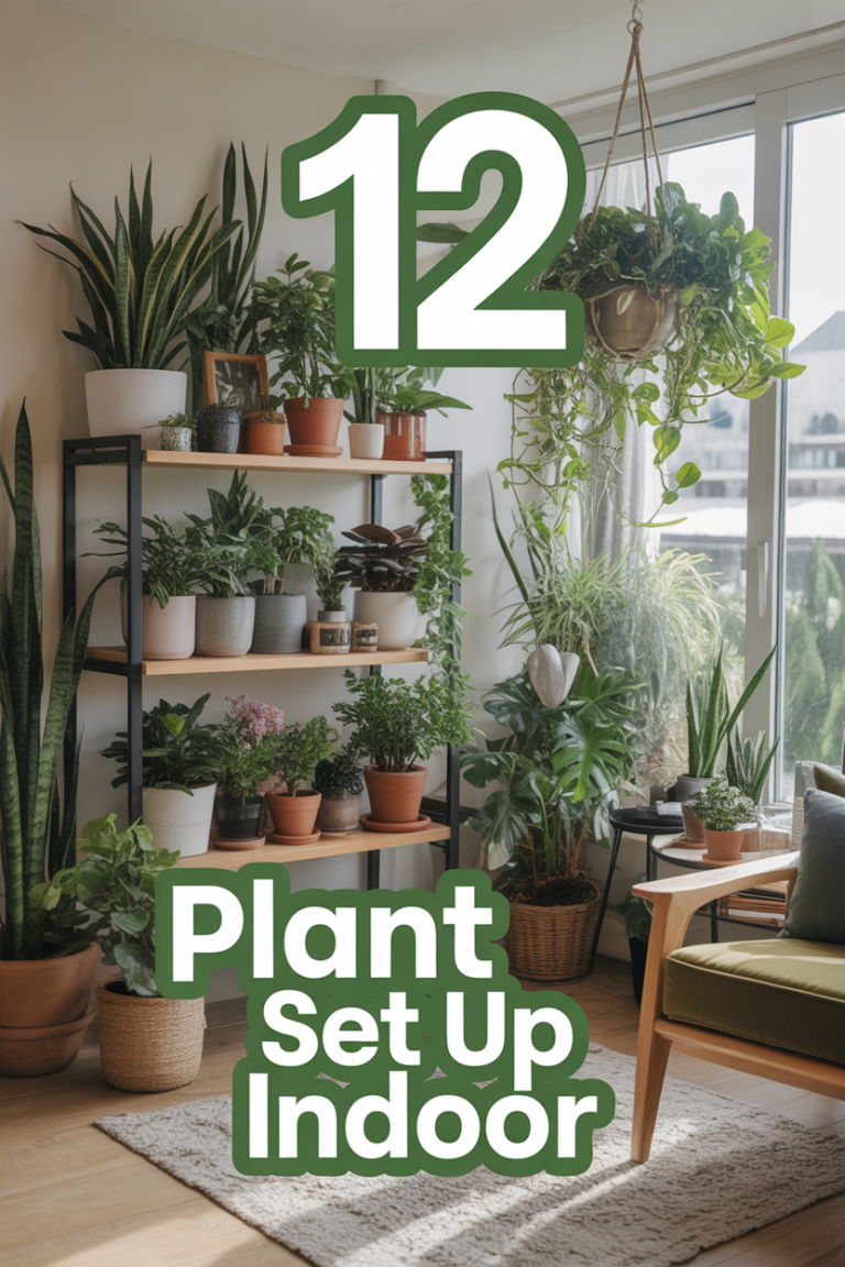 🌱 12 Plant Set Up Indoor