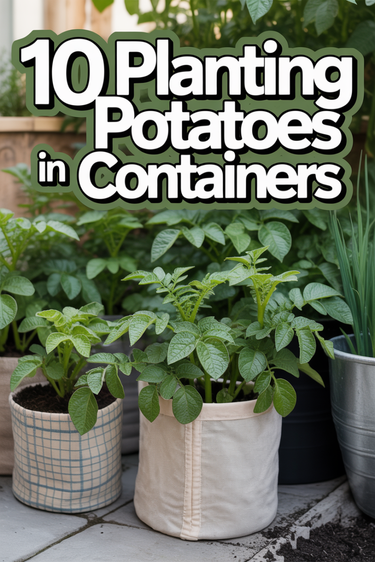 🥔 10 Planting Potatoes In Containers