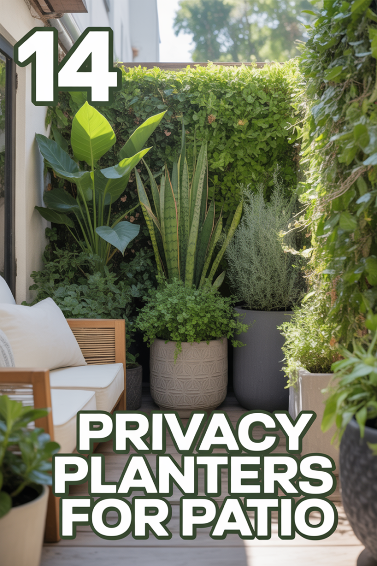 🌿 14 Privacy Planters For Patio