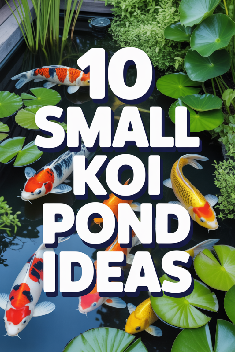 🐠 10 Small Koi Pond Ideas