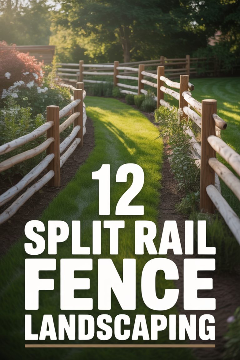 🪵 12 Split Rail Fence Landscaping