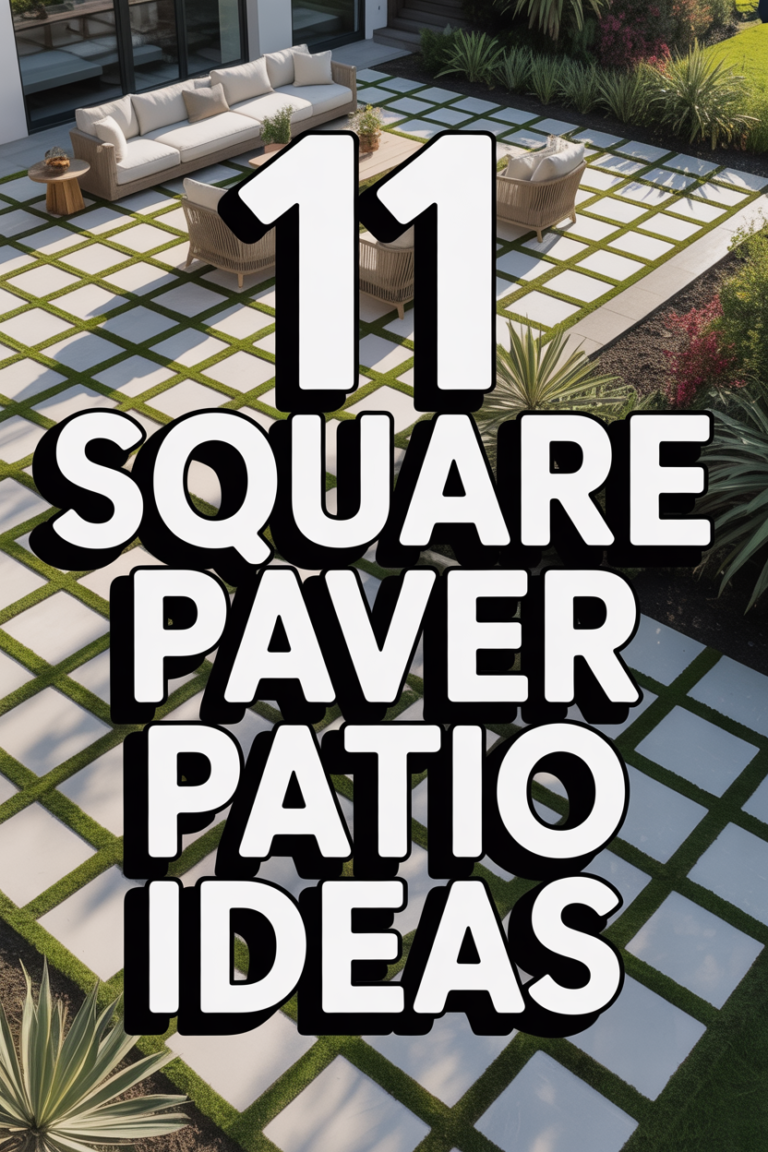 🏡 11 Square Paver Patio Ideas