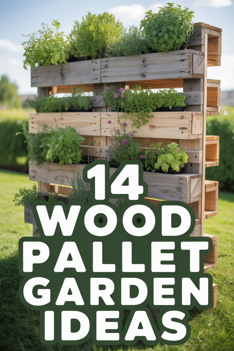 🌱 14 Wood Pallet Garden Ideas