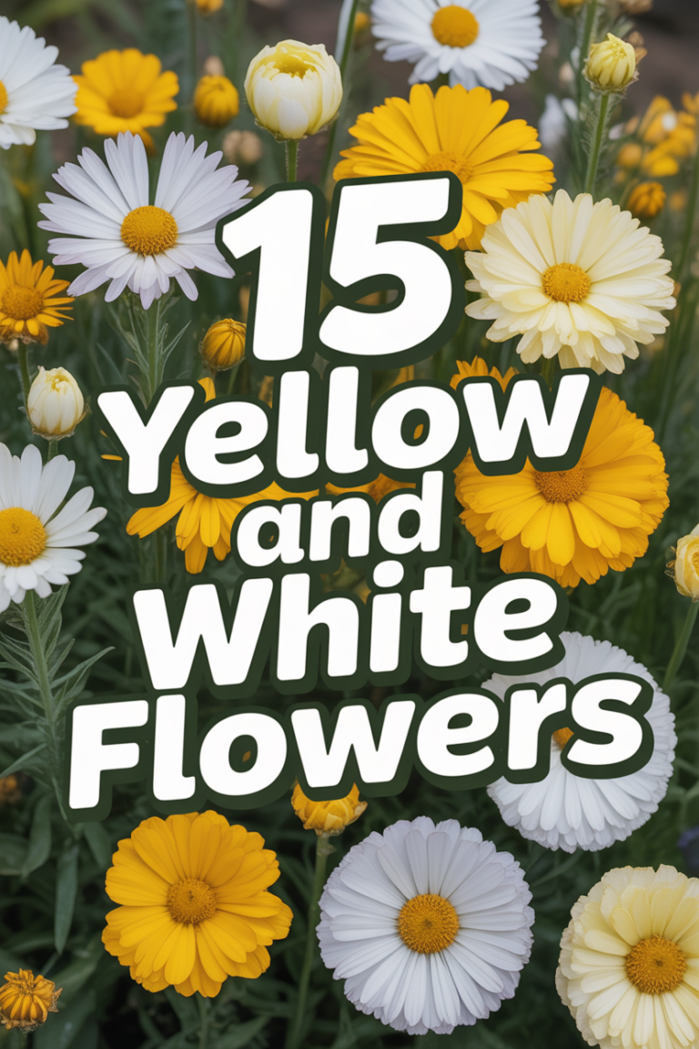 🌼 15 Yellow And White Flowers